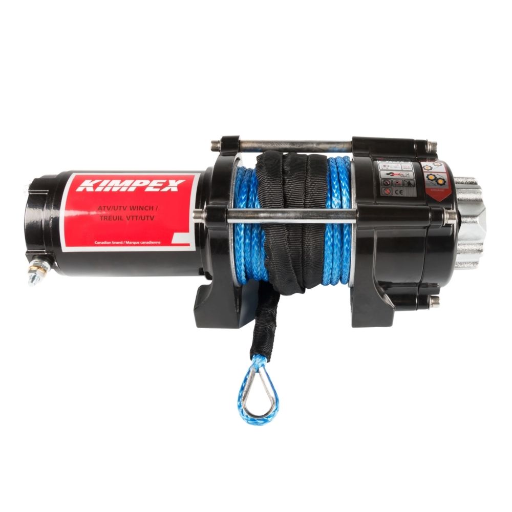 Kimpex ATV/UTV 2500 lbs Winch IP 67 with Synthetic Rope