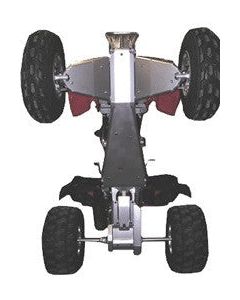 Ricochet Off-Road ATV Honda TRX450R 4-Piece Complete Aluminum Skid Plate Set Eskape.ca