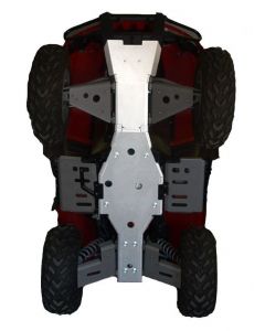 Ricochet Off-Road ATV Arctic Cat 1000 TRV 2-Piece Full Frame Skid Plate Set Eskape.ca