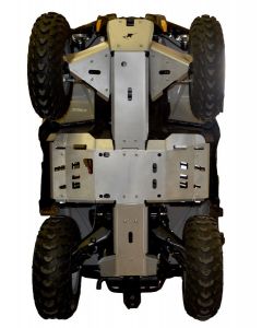 Ricochet Off-Road ATV Can-Am Outlander 450/570 L 8-Piece Complete Aluminum Skid Plate Set Eskape.ca