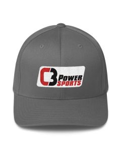 C3 Powersports Merch Logo Flexfit Grey Eskapemotor.ca
