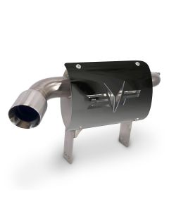 EVP UTV Can-Am Maverick X3 Magnum Side Exit Exhaust with Heat Shield (Delete Rear Valence) Eskape.ca