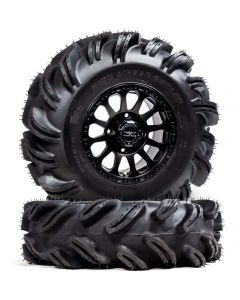 Falcon Ridge UTV Matte Black Pitch SBL-12S Wheels w| High Lifter Outlaw Tires Eskape.ca