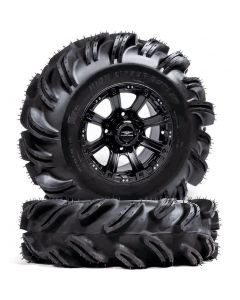 Falcon Ridge UTV Matte Black Raptor CI-8S Wheels w| High Lifter Outlaw Tires Eskape.ca