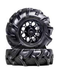 Falcon Ridge UTV Matte Black Soar HC-8S Wheels w| High Lifter Outlaw 3 Tires Eskape.ca