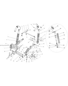 Segway SSV Rear Suspension Assembly (Wide Vehicle Version)