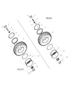 Segway SSV Wheel Combination (US 30-Inch Anti-Drop)
