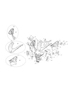 Segway SSV Front Rubber and Plastic Parts