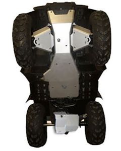 Ricochet Off-Road ATV Yamaha Big Bear Straight Axle Model 5-Piece Complete Aluminum Skid Plate Set Eskape.ca