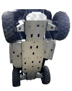 Ricochet Off-Road UTV Honda Pioneer 500-520 9-Piece Complete Aluminum Skid Plate Set Eskape.ca