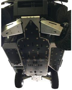 Ricochet Off-Road UTV Kawasaki Mule Pro FX 10-Piece Complete Aluminum or UHMW Skid Plate Set Eskape.ca