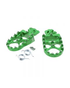 Talaria / Sur-Ron / Segway Aluminium Foot Pegs Extra wide Green Eskape.ca