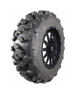 Traxion Glacius Winter Tire on X-5 (Black) ATV/UTV Wheel Eskape.ca