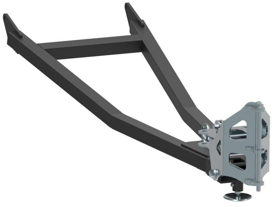 Iron Baltic Suzuki KingQuad ATV Snow Plow V-Plow Kit